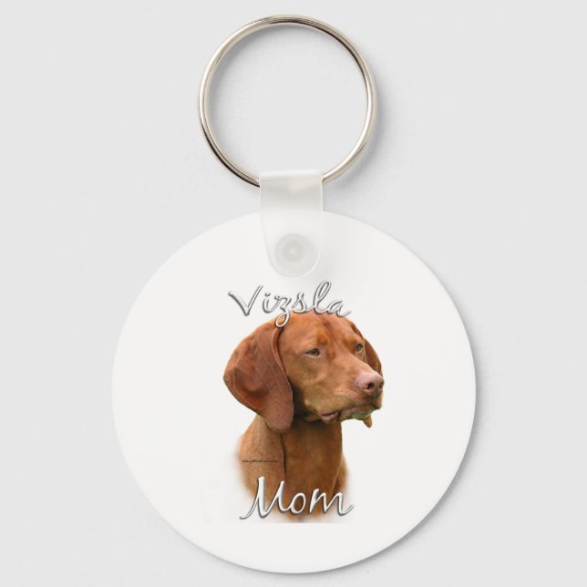 Vizsla Mom 2 Keychain (Front)
