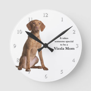 Vizsla Mom Clock