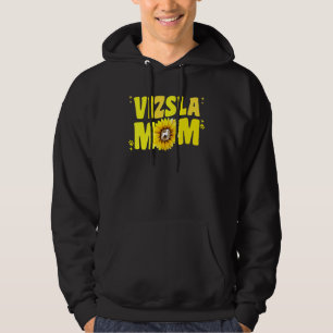 Vizsla Mom For Women Sunflower Hungarian Vizsla Do Hoodie