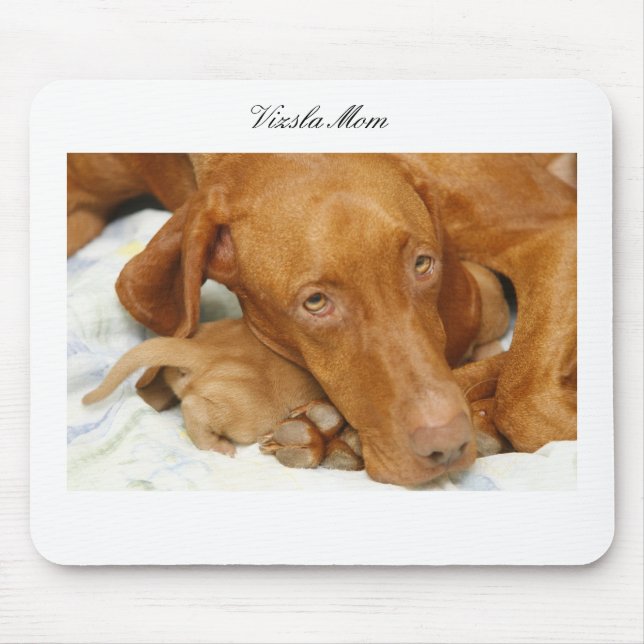 Vizsla Mom Mousepad (Front)
