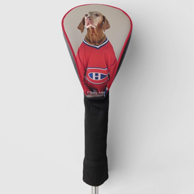 Vizsla Montreal Canadians Golf Head Cover (Front)