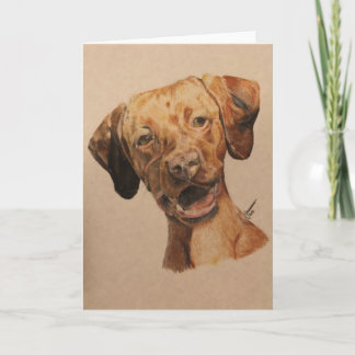 Vizsla Note Card