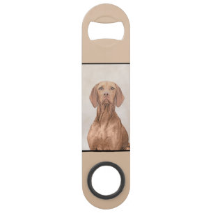 Vizsla Painting - Cute Original Dog Art Bar Key
