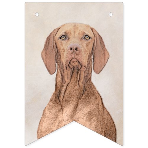 Vizsla Painting _ Cute Original Dog Art Bunting Flags