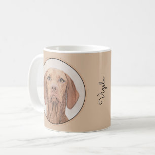 Vizsla Painting - Cute Original Dog Art Coffee Mug