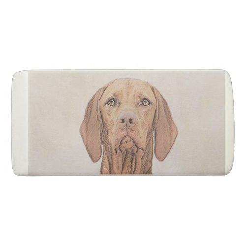 Vizsla Painting _ Cute Original Dog Art Eraser