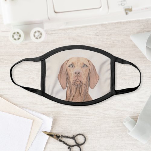 Vizsla Painting _ Cute Original Dog Art Face Mask