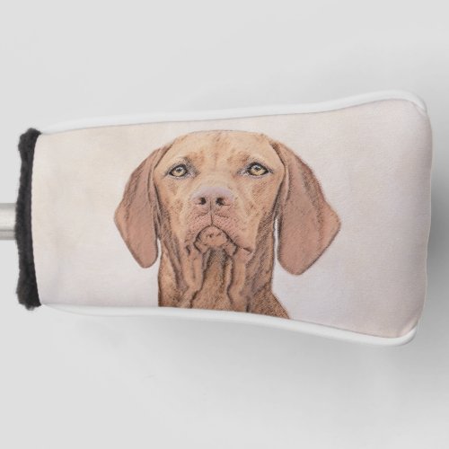 Vizsla Painting _ Cute Original Dog Art Golf Head Cover