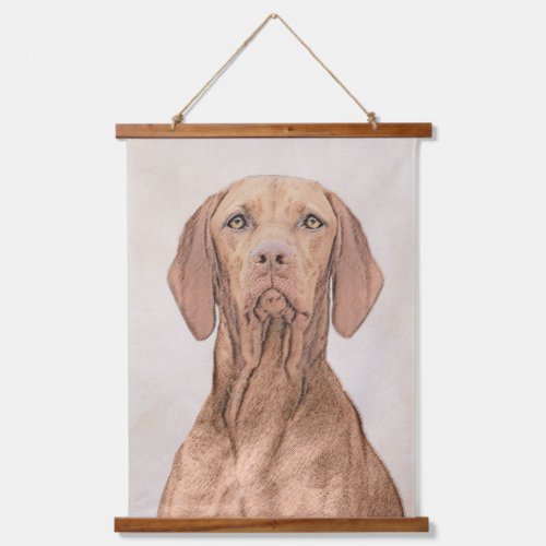 Vizsla Painting _ Cute Original Dog Art Hanging Tapestry