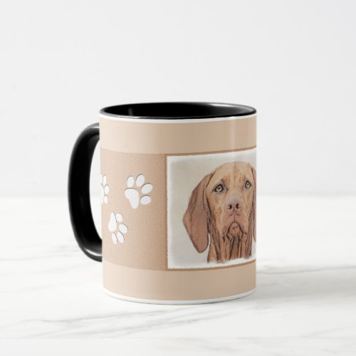 Vizsla Painting _ Cute Original Dog Art Mug