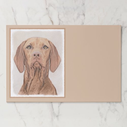 Vizsla Painting _ Cute Original Dog Art Paper Pad