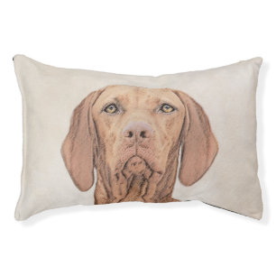 Vizsla Painting - Cute Original Dog Art Pet Bed