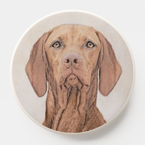 Vizsla Painting _ Cute Original Dog Art PopSocket