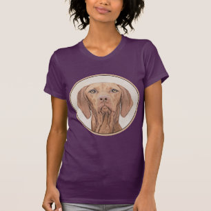 Vizsla Painting - Cute Original Dog Art T-Shirt