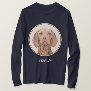 Vizsla Painting - Cute Original Dog Art T-Shirt