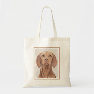 Vizsla Painting - Cute Original Dog Art Tote Bag