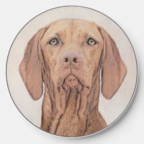 Vizsla Painting _ Cute Original Dog Art Wireless Charger