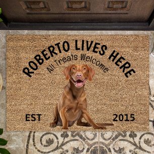 Vizsla Personalized Dog Lover Doormat