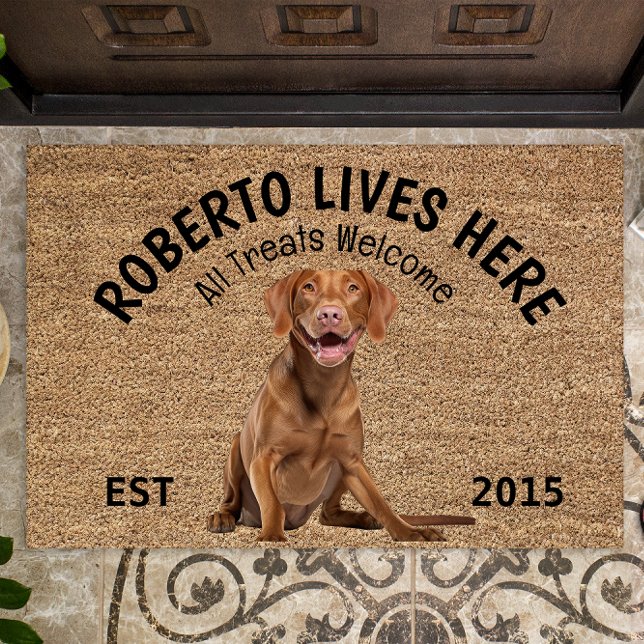 Vizsla Personalized Dog Lover  Doormat (Creator Uploaded)