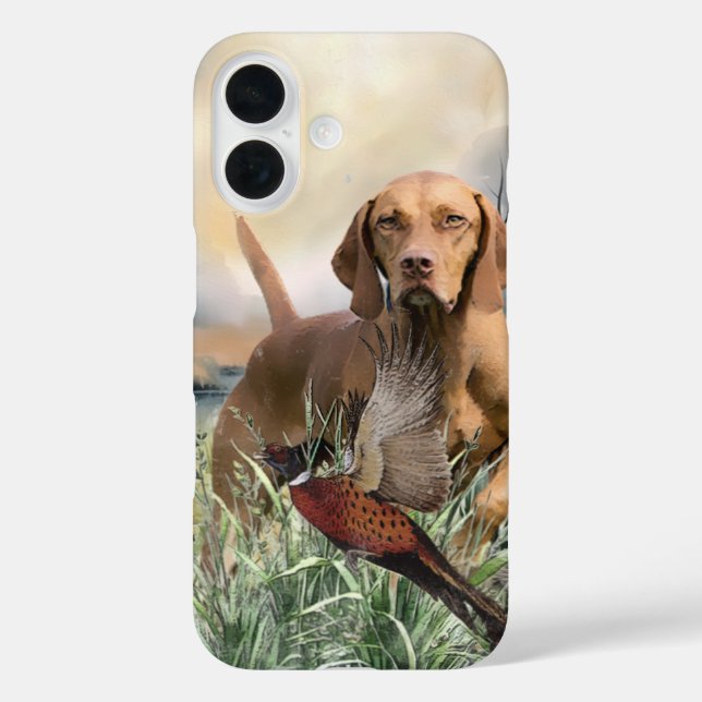 Vizsla  & Pheasant  Case-Mate iPhone Case (Back)