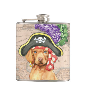 Vizsla Pirate Flask