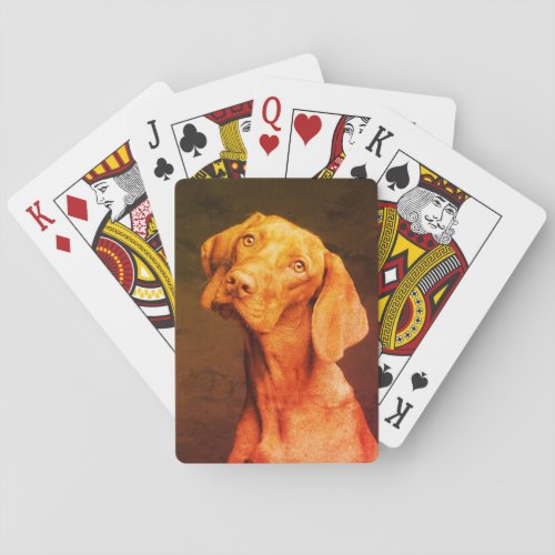 Vizsla Poker Cards