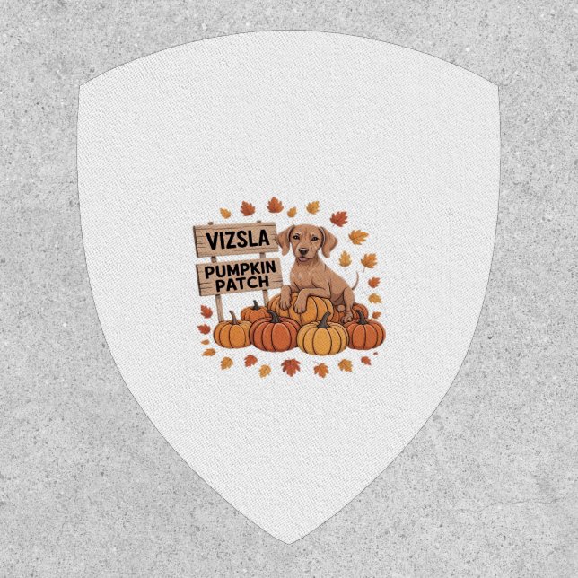 Vizsla Pumpkin Patch Dog Lovers Thanksgiving Hallo (Front)