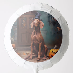 Vizsla Pumpkins Halloween Scary Balloon