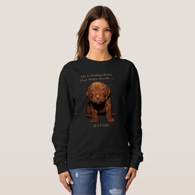 Vizsla Puppy Sweatshirt (Front Full)
