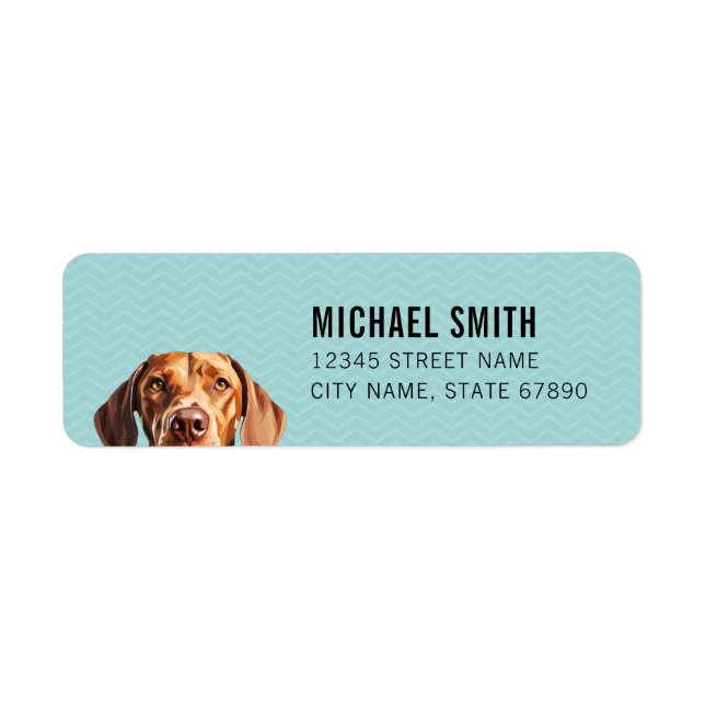 Vizsla Return Address Labels (Front)
