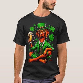 Vizsla Saint Paddys Day Outfit For Lover Dog  T-Shirt
