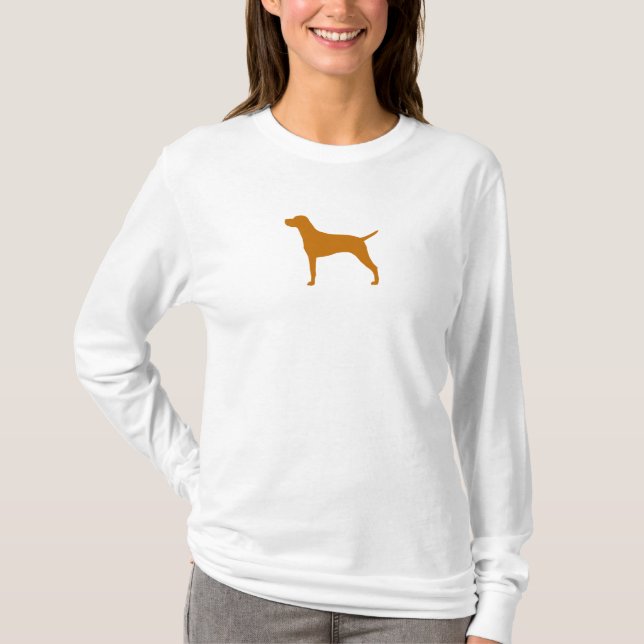 Vizsla Silhouette T-Shirt (Front)