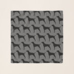 Vizsla Silhouettes Pattern Scarf<br><div class="desc">Hungarian Vizsla Lover's Scarf</div>