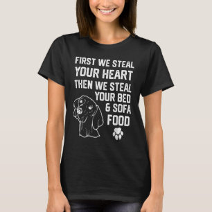 vizsla Steal Your Heart Steal Your Bed and Sofa fo T-Shirt