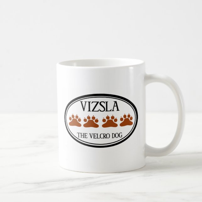 Vizsla The Velcro Dog mug (Right)