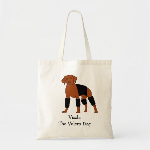 Vizsla The Velcro Dog Tote Bag