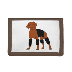 Vizsla The Velcro Dog Tri-fold Wallet