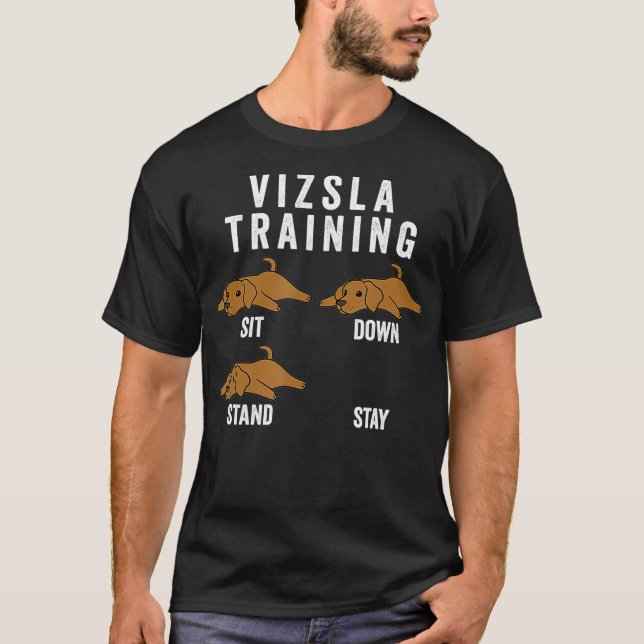 Vizsla Training Dog T-Shirt (Front)
