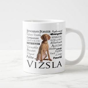 Vizsla Traits Jumbo Mug
