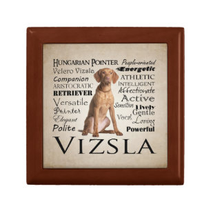 Vizsla Traits Tile Box
