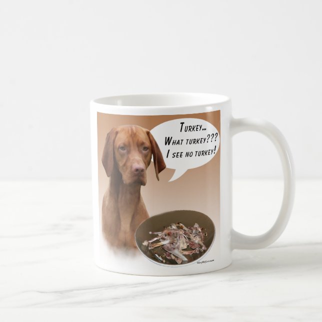 Vizsla Turkey Coffee Mug (Right)