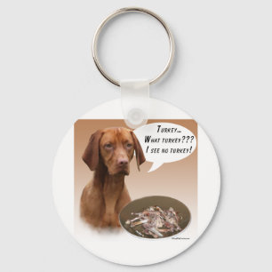 Vizsla Turkey Keychain