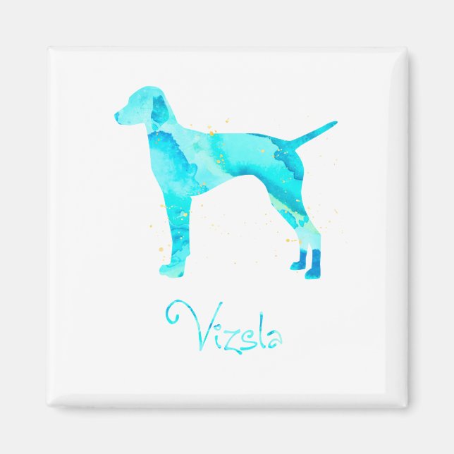 Vizsla Watercolor Design Magnet (Front)