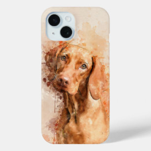 Vizsla Watercolour iPhone 15 Case