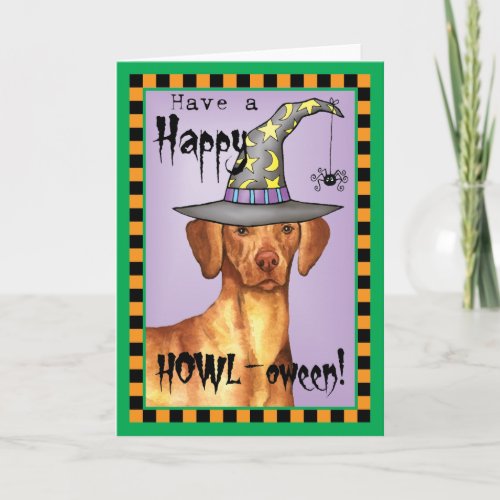 Vizsla Witch Card