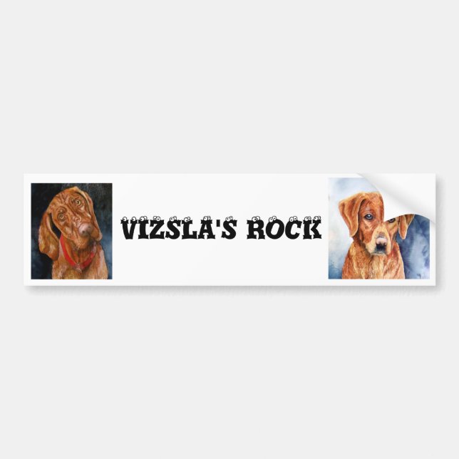 VIZSLA'S ROCK, Bumper Sticker (Front)