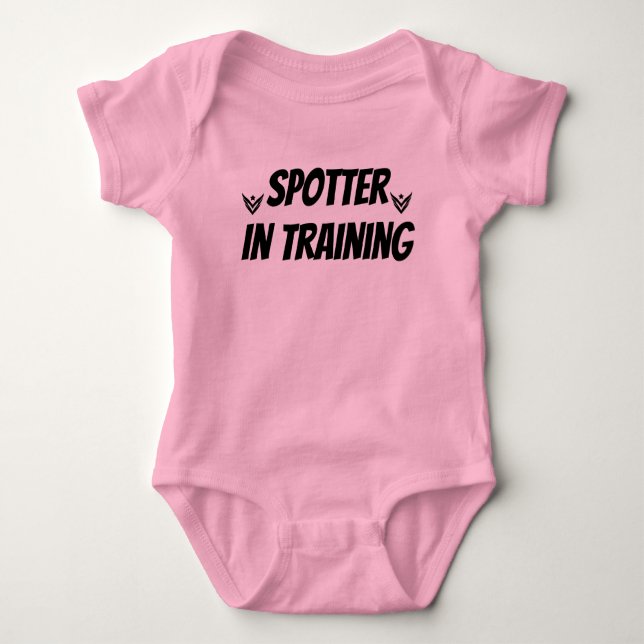 VJ Spotter In Training- Baby Baby Bodysuit (Front)