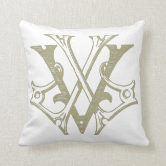 VL-LV Monogram Pillow