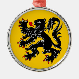 Vlaanderen (Flanders) Metal Ornament