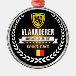 Vlaanderen Metal Ornament